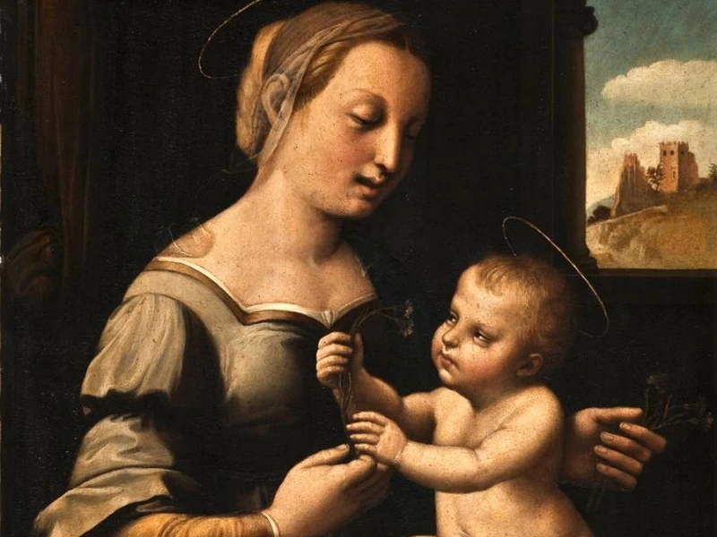 1787-Carl Johann Adolf Eggers - La Madonna del Garofano